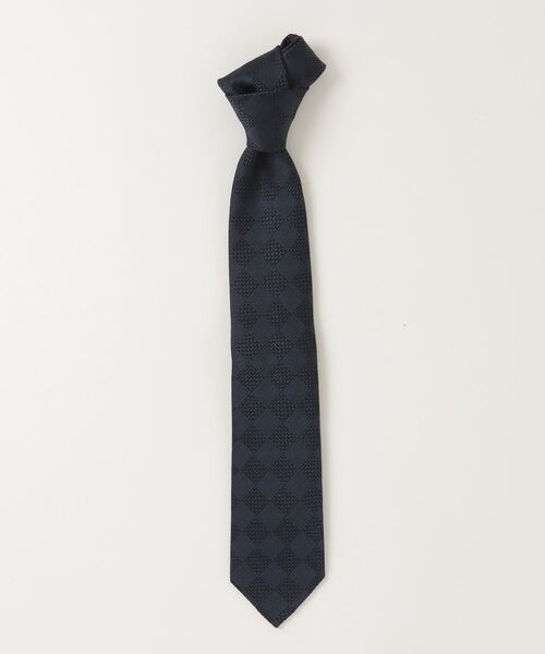 TOKYO SHIRTS（トウキョウシャツ）の「絹100% ベーシックネクタイ（ネクタイ・メンズ・ネイビー系1/シルバー系3/グレー系1/ベージュ系2/シルバー系1/ネイビー系2/ネイビー系7/シルバー系2/ベージュ系1/ベージュ系3/ネイビー系3/ネイビー系4/ネイビー系5/ネイビー系6/グレー系2/グレー系3・FREE）」の7枚目の写真