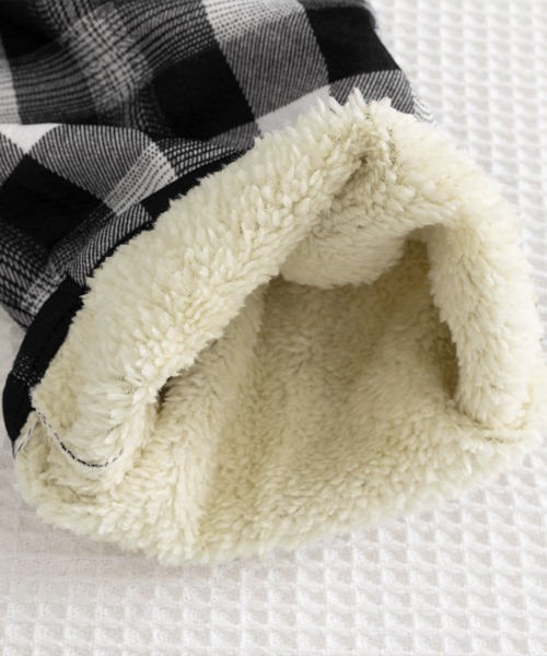Miniministore(ミニミニストア)の「裏起毛チェック柄パンツ 裏ボアパンツ防寒(その他パンツ・レディース・ブラック/ホワイト×ブラック/ブルー/イエロー/ダークグレー/レッド/グリーン/ブラウン・FREE)」の14枚目の写真