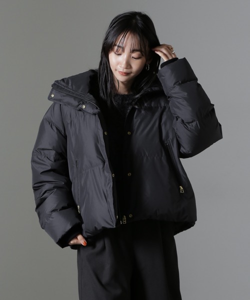 セール】anewdown(R)ECOBlue(R)撥水クロップドワイドダウン（ダウン