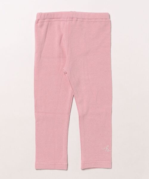 HAKKA BABY（ハッカベビー）の「[ベビー]ワンポイント刺繍スパッツ（その他パンツ・キッズ・キナリ/イエロー/ネイビー/ピンク・80ｃｍ/90cm）」の4枚目の写真