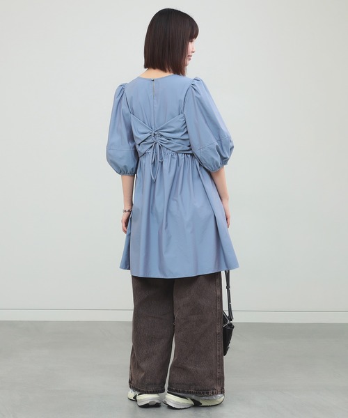 2023.極美品☆レイビームス 洗える ギャザーヨークワンピース ピンタック 2023.極美品☆レイビームス 洗える ギャザーヨークワンピース