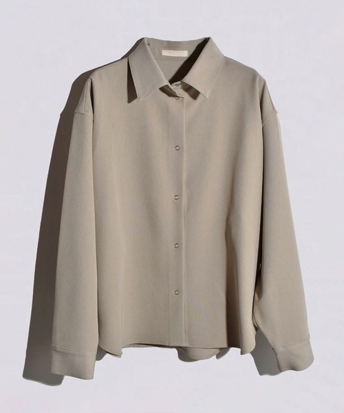 kiehtova(キエトヴァ)の「【kiehtova】FORM SHIRT/フォーム シャツ KTWR15(シャツ/ブラウス・レディース・ブラック/ベージュ・FREE)」の7枚目の写真