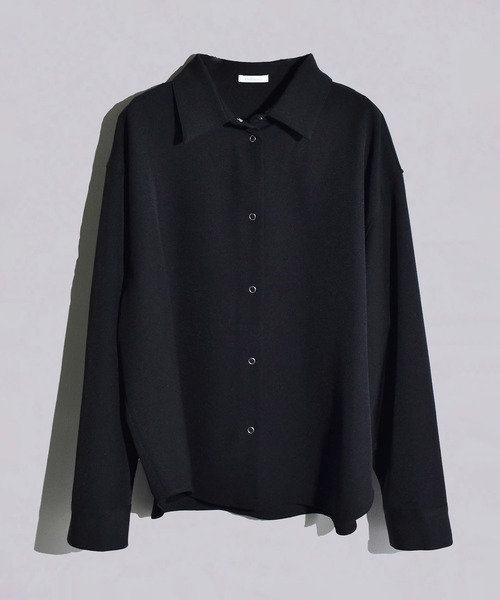 kiehtova(キエトヴァ)の「【kiehtova】FORM SHIRT/フォーム シャツ KTWR15(シャツ/ブラウス・レディース・ブラック/ベージュ・FREE)」の4枚目の写真