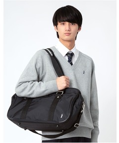 未使用【ナイキ】スクールバッグ 通学 肩掛け ショルダー ナイロン ブラック EASTBOY 【10%OFFクーポン!】EASTBOY ショルダーナイロンバッグ