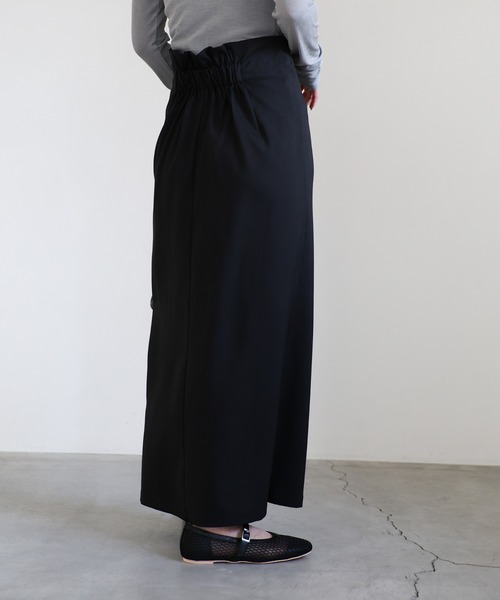 リネンライクフロントスリットタイトスカート（スカート）｜select