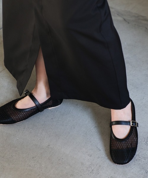 select MOCA(セレクトモカ)の「リネンライクフロントスリットタイトスカート(スカート・レディース・モカ/ブラック/アイボリー・MEDIUM/LARGE/SMALL)」の17枚目の写真