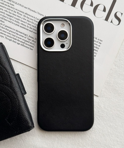 Real Leather Mag Case スマホケース iPhoneケース iPhone16Pro, 16, 15/14/13（スマホケース/カバー）｜Bellezza Calma（ベレッツァカルマ）