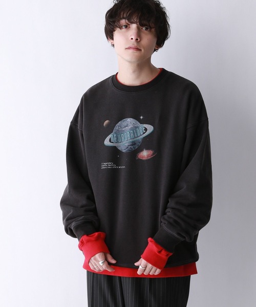 RAGEBLUE（レイジブルー）の「ヴィンテージライク/オーバーサイズバンドスウェット（スウェット・メンズ・ブラック/ブラック系その他2/ブラック系その他/ブラック系その他3・MEDIUM/LARGE）」の4枚目の写真