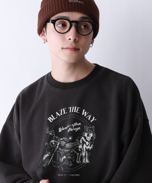 RAGEBLUE（レイジブルー）の「ヴィンテージライク/オーバーサイズバンドスウェット（スウェット・メンズ・ブラック/ブラック系その他2/ブラック系その他/ブラック系その他3・MEDIUM/LARGE）」の22枚目の写真