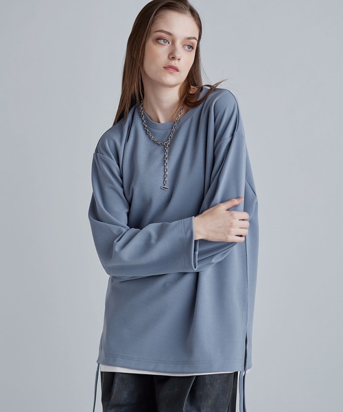 SOCCE（ソーシー）の「ドライアムンゼンサイドコードロングスリーブカットソー（Tシャツ/カットソー・メンズ・ホワイト/ブラック/ブルーグレー/ライトグレー/チャコール・XL/L/M/S）」の9枚目の写真