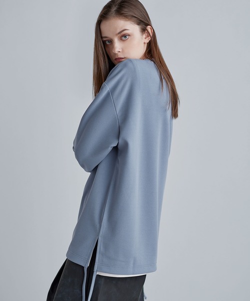 SOCCE（ソーシー）の「ドライアムンゼンサイドコードロングスリーブカットソー（Tシャツ/カットソー・メンズ・ホワイト/ブラック/ブルーグレー/ライトグレー/チャコール・XL/L/M/S）」の11枚目の写真