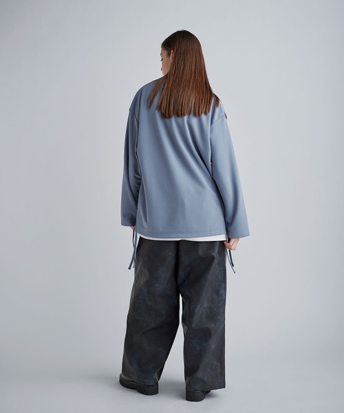 SOCCE（ソーシー）の「ドライアムンゼンサイドコードロングスリーブカットソー（Tシャツ/カットソー・メンズ・ホワイト/ブラック/ブルーグレー/ライトグレー/チャコール・XL/L/M/S）」の17枚目の写真