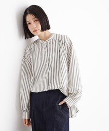 THE SHOP TK  | バックシャーリングシャツ【洗える】(シャツ/ブラウス)