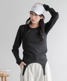 LOWRYS FARM | フラワーガーター２Ｐ 253678(Tシャツ/カットソー)