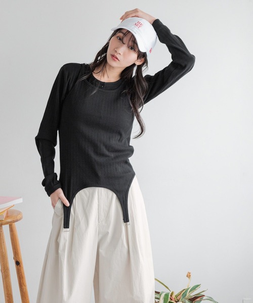 セール】フラワーガーター2P 253678（Tシャツ/カットソー