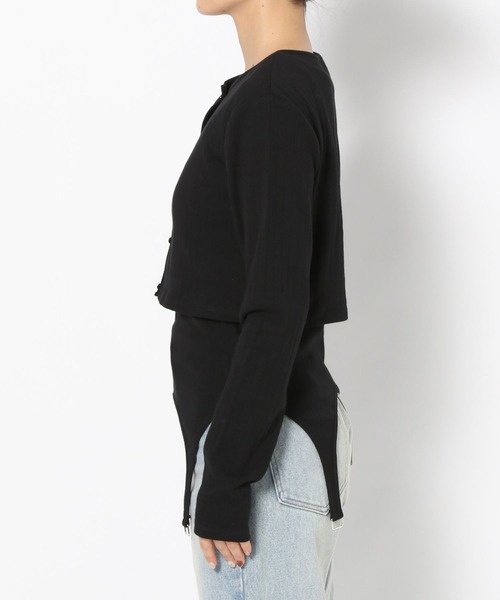 LOWRYS FARM（ローリーズファーム）の「フラワーガーター２Ｐ 253678（Tシャツ/カットソー・レディース・グレー/ブラック/その他・FREE）」の19枚目の写真