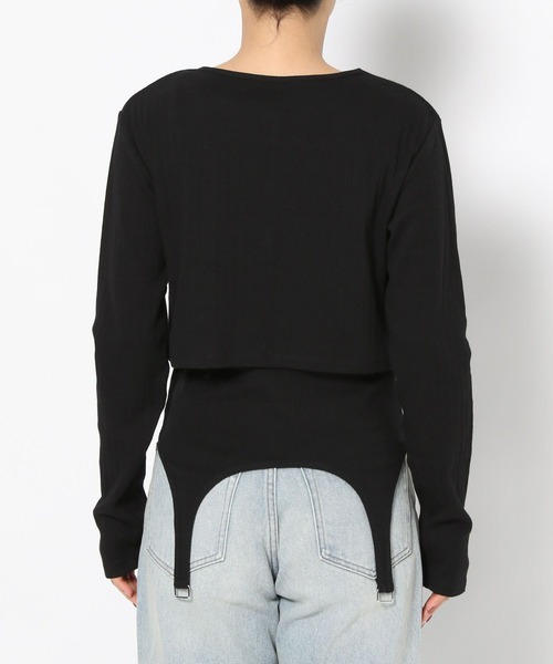 LOWRYS FARM（ローリーズファーム）の「フラワーガーター２Ｐ 253678（Tシャツ/カットソー・レディース・グレー/ブラック/その他・FREE）」の20枚目の写真