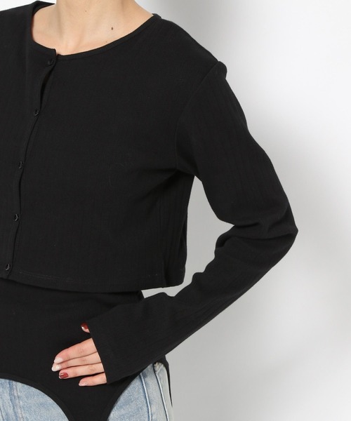 LOWRYS FARM（ローリーズファーム）の「フラワーガーター２Ｐ 253678（Tシャツ/カットソー・レディース・グレー/ブラック/その他・FREE）」の22枚目の写真