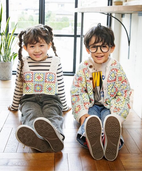 BREEZE（ブリーズ）の「【ジュニア対応】クロシェビスチェ（ベスト・キッズ・レインボー・140/120/100/90）」の9枚目の写真