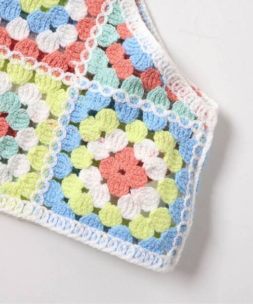 BREEZE（ブリーズ）の「【ジュニア対応】クロシェビスチェ（ベスト・キッズ・レインボー・140/120/100/90）」の2枚目の写真