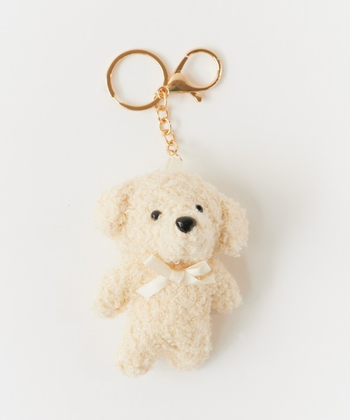 ROOPTOKYO(ループトウキョウ)の「モコモコトイプードル風 トイキーホルダー 夏物 夏服(キーホルダー・レディース・ベージュ系1/ホワイト/ブラウン/ベージュ系2/ピンク・FREE)」の10枚目の写真