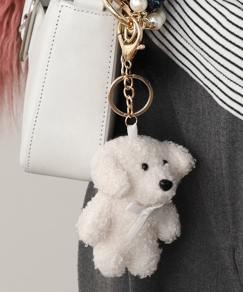 セール】モコモコトイプードル風 トイキーホルダー（キーホルダー
