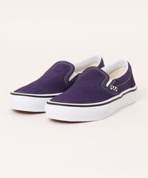VANS | VANS ヴァンズ SKATE SLIP-ON スケートスリッポン VN0A2Z31PCA PURPLE/BLACK(スニーカー)