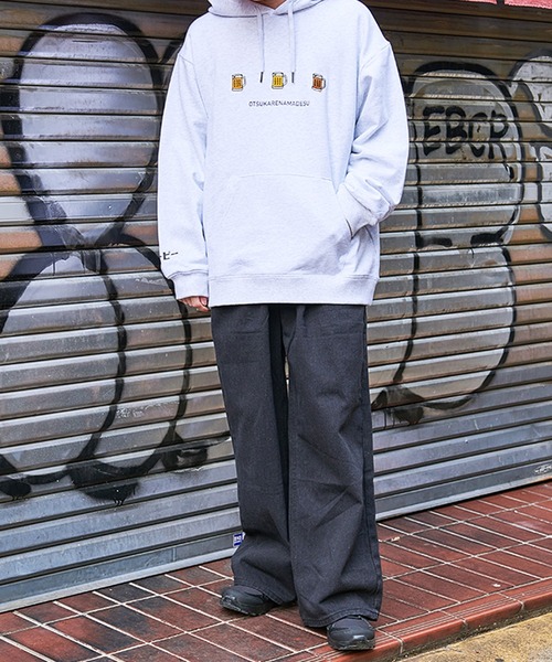 SILVER BULLET（シルバーバレット）の「『YOIDORE/よいどれ』おつかれなまビール長袖パーカー【Z】（パーカー・レディース・ブラック/ホワイト・XL/L/M）」の7枚目の写真