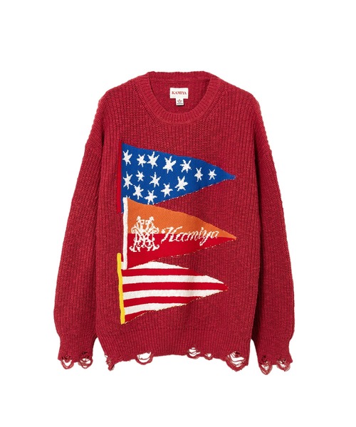 KAMIYA（カミヤ）の「Nordic Pattern Knit Sweater（ニット/セーター