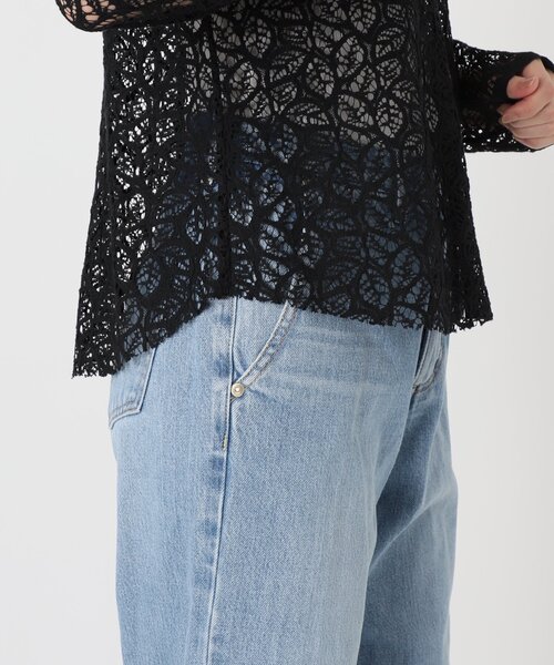 新品未使用 IENA ラッセルレースシャツ ホワイト IENA（イエナ）の「ラッセルレースシャツ（シャツ/ブラウス）」 - WEAR