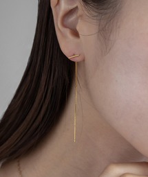 abaskdesign（アバスクデザイン）の「金属アレルギー対応 シンプルT字アメリカンピアス（ピアス（両耳用））」