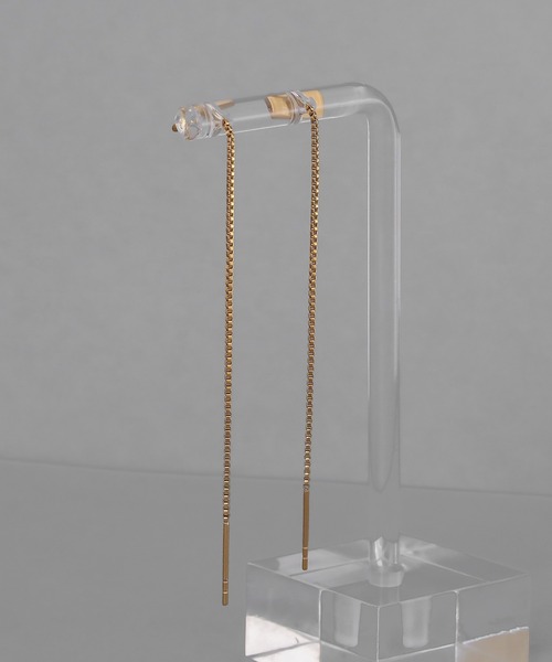 abaskdesign（アバスクデザイン）の「金属アレルギー対応 シンプルT字アメリカンピアス（ピアス（両耳用）・レディース・シルバー/ゴールド・FREE）」の13枚目の写真