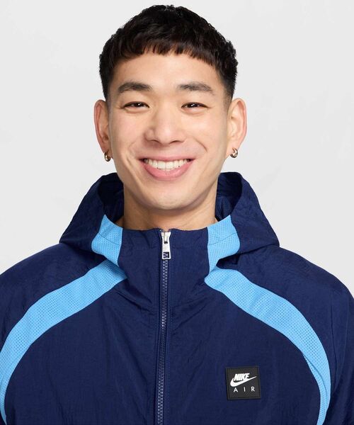 新品 NIKE ナイキ AIR ネイビー セットアップ ナイロンジャケット 楽天