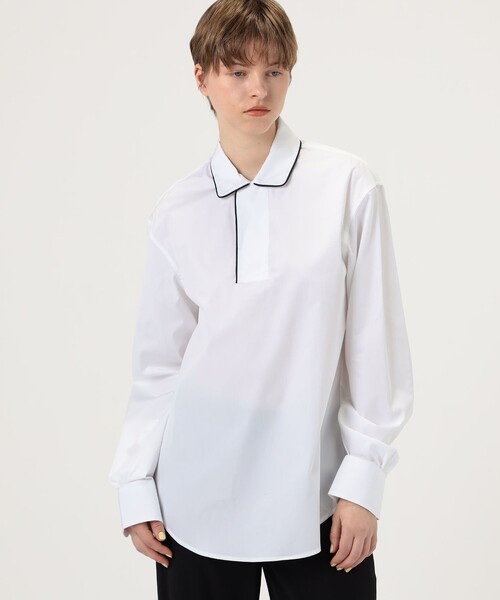 別注】BOURRIENNE MARINE コットンシャツ（シャツ/ブラウス