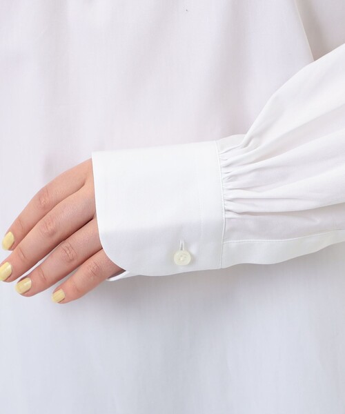 BOURRIENNE ParisX(ブリエンヌパリディス)の「【別注】BOURRIENNE MARINE コットンシャツ(シャツ/ブラウス・レディース・ホワイト系その他・S)」の2枚目の写真