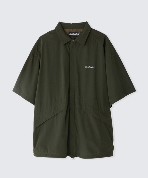 WILD THINGS（ワイルドシングス）の「デナリショートスリーブシャツ│DENALI SS SHIRTS（シャツ/ブラウス・メンズ・ベージュ/ブラック/ブルー系その他2/オレンジ系その他/ダークグリーン・S/M/L/XL）」の4枚目の写真