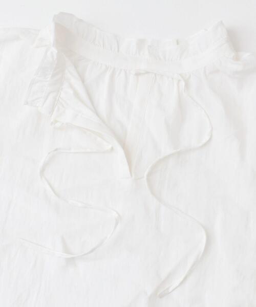 ITEMS URBANRESEARCH(アイテムズ アーバンリサーチ)の「2WAYフリルブラウス(シャツ/ブラウス・レディース・ホワイト/ベージュ/ブラック・FREE)」の20枚目の写真