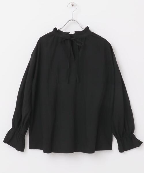 ITEMS URBANRESEARCH(アイテムズ アーバンリサーチ)の「2WAYフリルブラウス(シャツ/ブラウス・レディース・ホワイト/ベージュ/ブラック・FREE)」の16枚目の写真