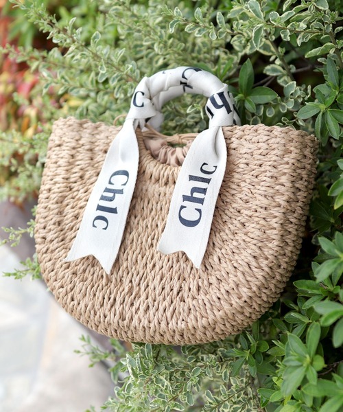 florist（フローリスト）の「【3タイプ展開】リボンハンドルカゴバッグ/ハンドバッグ（S・M・L）（かごバッグ・レディース・ベージュ系1/ベージュ系3/アイボリー系2/アイボリー系3/アイボリー系1/ベージュ系2・L/S/M）」の3枚目の写真