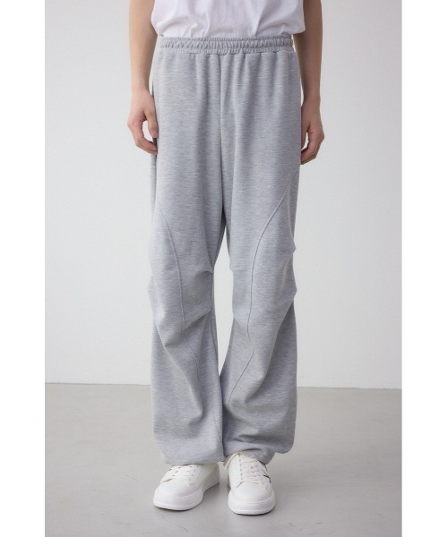 AZUL by moussy（アズールバイマウジー）の「カードボードニータックパンツ（スウェットパンツ・メンズ・アイボリー/ブラック/杢グレー・MEDIUM/LARGE）」の11枚目の写真