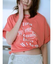 「Ungrid」 半袖Tシャツ FREE アイボリー レディース Ungrid 「Ungrid」 半袖Tシャツ FREE アイボリー レディース
