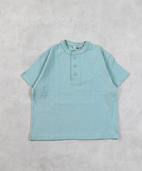 セール】【COTTON from U.S.A】ヘンリーネックTシャツ（Tシャツ