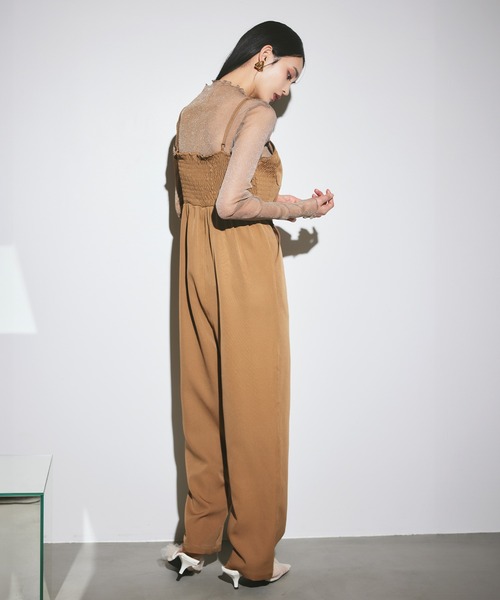 darial（ダリアル）の「【darial】2way lame set up 2点セット 2way ラメ セットアップ お呼ばれ 結婚式 二次会 成人式 同窓会 セレモニードレス パーティドレス オケージョンドレス（パンツドレス・レディース・グレー/ブラック/ブラウン・S/M）」の19枚目の写真