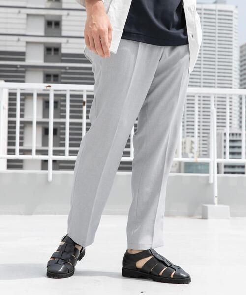 URBAN RESEARCH ROSSO MEN(アーバンリサーチロッソメン)の「『WEB限定』『セットアップ対応』パナマ風ストレートパンツ(その他パンツ・メンズ・ブラック/モカ/ネイビー/グレー系その他・LARGE/MEDIUM)」の7枚目の写真