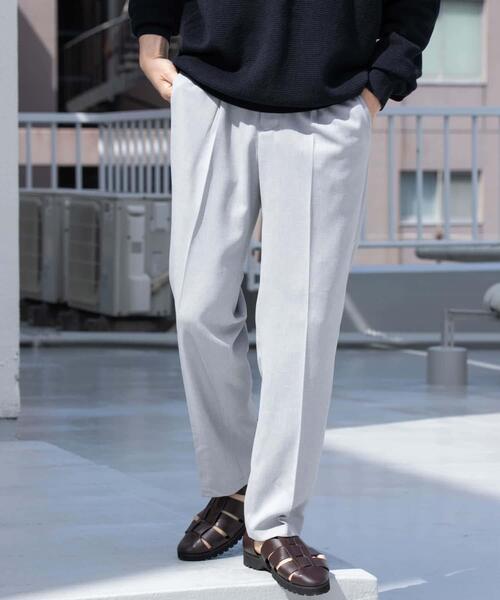 URBAN RESEARCH ROSSO MEN(アーバンリサーチロッソメン)の「『WEB限定』『セットアップ対応』パナマ風ストレートパンツ(その他パンツ・メンズ・ブラック/モカ/ネイビー/グレー系その他・LARGE/MEDIUM)」の13枚目の写真