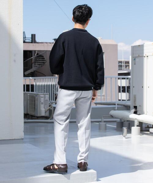 URBAN RESEARCH ROSSO MEN(アーバンリサーチロッソメン)の「『WEB限定』『セットアップ対応』パナマ風ストレートパンツ(その他パンツ・メンズ・ブラック/モカ/ネイビー/グレー系その他・LARGE/MEDIUM)」の18枚目の写真