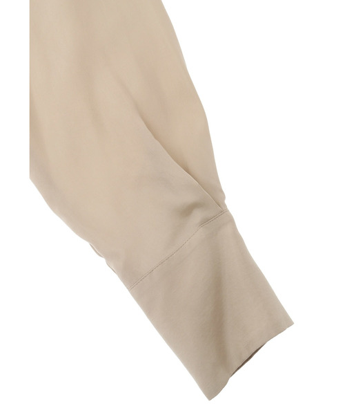 1er Arrondissement（プルミエアロンディスモン）の「【新色追加】キュプラフィブリルシャツ（シャツ/ブラウス・レディース・ベージュ/ベージュ系その他/ブラウン系その他4・36/38）」の15枚目の写真