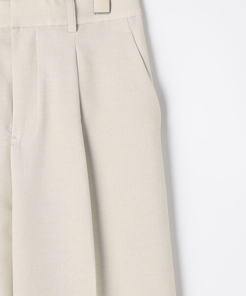 NOLLEY'S LIGHT(ノーリーズライト)の「《セットアップ対応》リサイクルリネンライク ワンタックセミワイドパンツ(その他パンツ・レディース・ネイビー/ベージュ・36/38)」の15枚目の写真