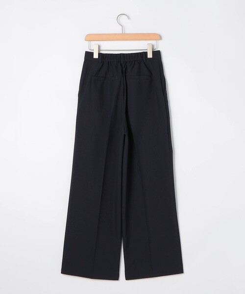 NOLLEY'S LIGHT(ノーリーズライト)の「《セットアップ対応》リサイクルリネンライク ワンタックセミワイドパンツ(その他パンツ・レディース・ネイビー/ベージュ・36/38)」の9枚目の写真