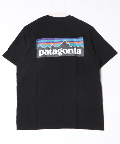 patagonia（パタゴニア）の「【Patagonia】38504/MEN'S P6 LOGO RESPONSIBILI TEE（Tシャツ/カットソー・メンズ・ブラック・XS）」の2枚目の写真